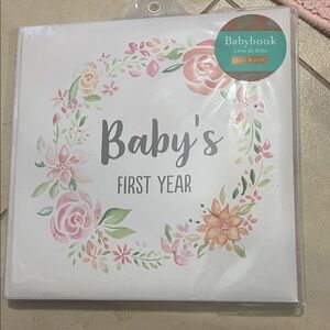 Floral Baby's First Year Memory Book
